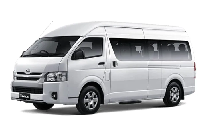 Toyota HiAce Commuter putih